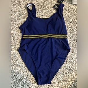 Navy one piece swimsuits size xL